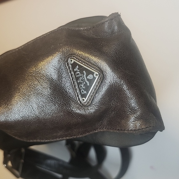 Prada Chocolate Brown Microfiber leather bag - Picture 9 of 9